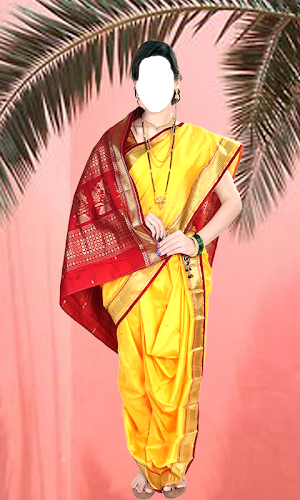 Women Marathi Saree Photo Suit Screenshot 1
