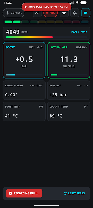 DISI Dash: Mazdaspeed MPS OBD Screenshot 1