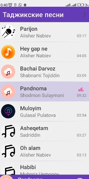 Таджикские песни 7 Screenshot 3