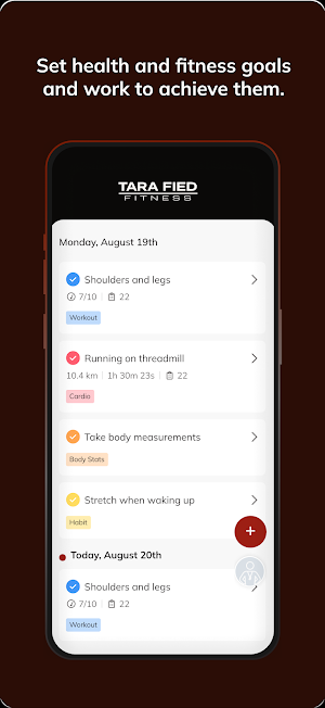 TARAFIED FITNESS TX Screenshot 3