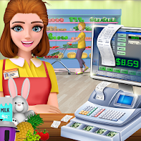 Black Friday Supermarket: Cashier Girl Game