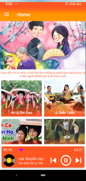 Nghe Làn Điệu Hò Lý Việt Nam Screenshot 1