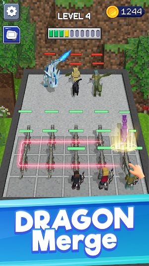 Pixel dragon: merge games Screenshot 0