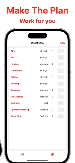 TargetsFit Screenshot 2