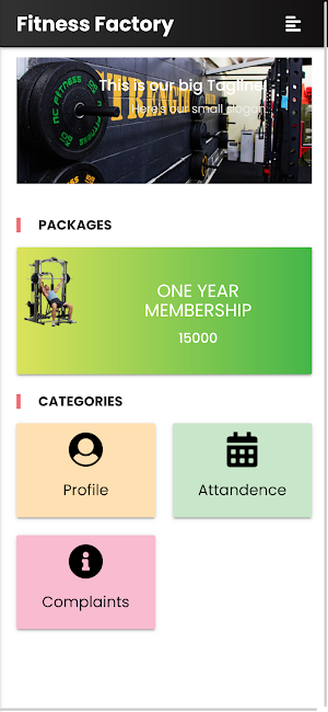 Fitness Factory Screenshot 1
