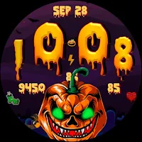 Spooky Halloween Pumpkin Ghost