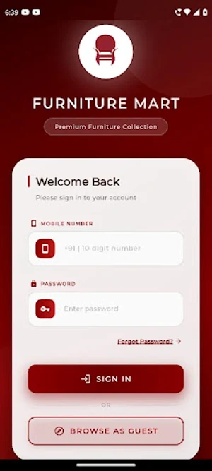 Furniture App Screenshot 0