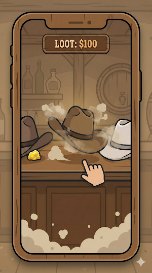 High Noon Hustle: Shell Game Screenshot 1