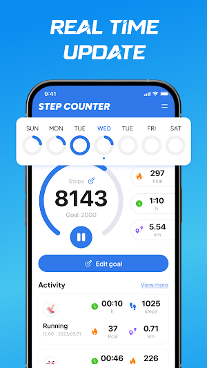Step Tracker – Pedometer Daily Screenshot 1