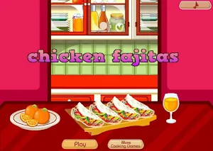 chicken fajitas cooking - cook Screenshot 0