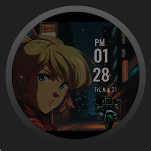 Neon Anime WatchFace: Sabrina Screenshot 1