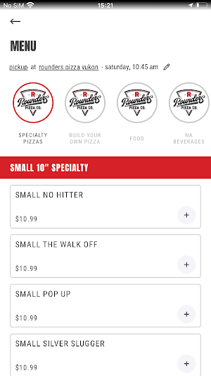 Rounders Pizza Co Screenshot 2