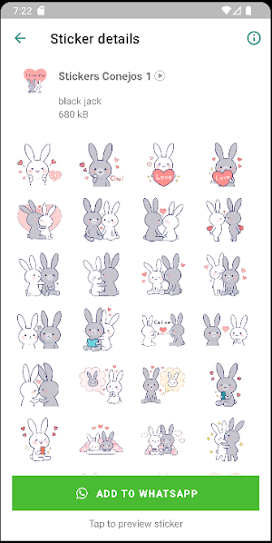 Stickers de Conejo Screenshot 1