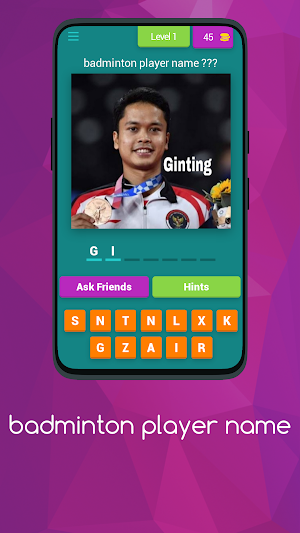 badminton player name Screenshot 0