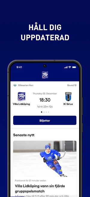 Villa Lidköping BK Screenshot 2