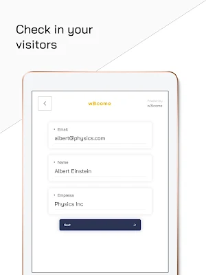W3lcome Check-in Screenshot 3