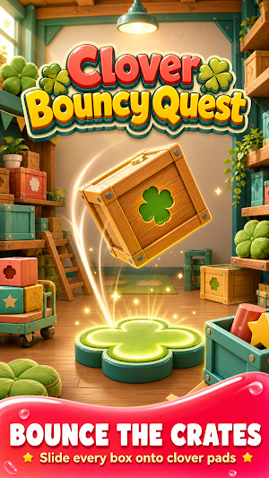 Clover Bouncy Quest: Puzzle Screenshot 0