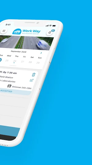 WorkWay Bus Booking Service Screenshot 1
