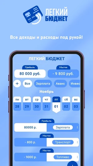 Легкий Бюджет Screenshot 1