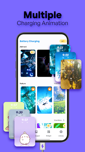 Battery Charging Animation 4K Screenshot 1