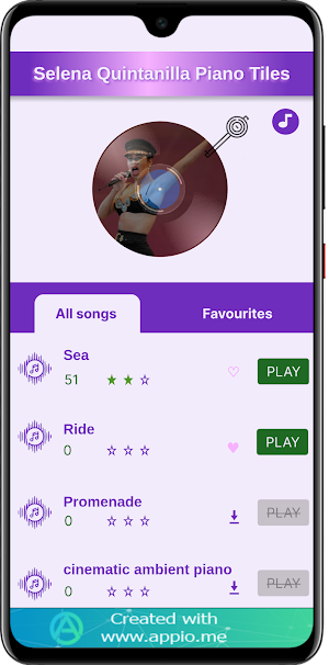 Selena Quintanilla Piano Tiles Screenshot 2