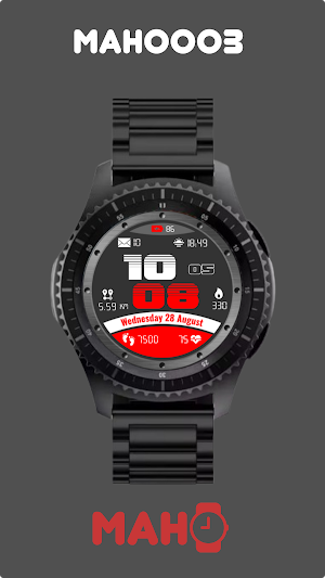 MAHO003 Wear OS Watch Face Screenshot 0