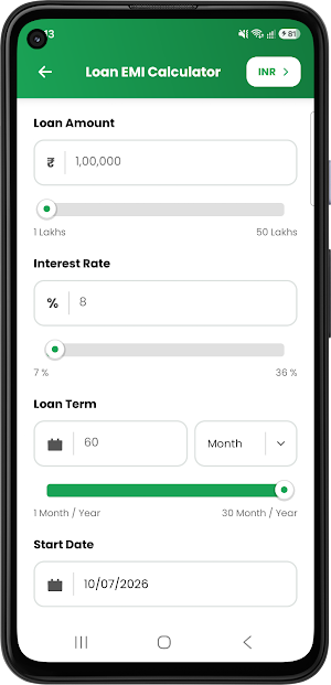 LoanFin-EMI&Finance Calculator Screenshot 3