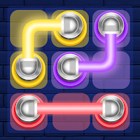 Neon Pipe Art: City Builder