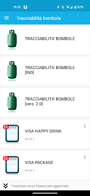 Tracciabilità bombole Screenshot 0