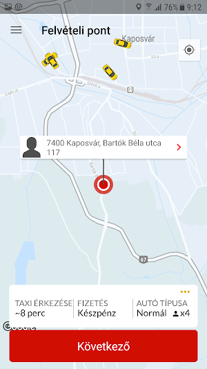 City Taxi Kaposvár Screenshot 2