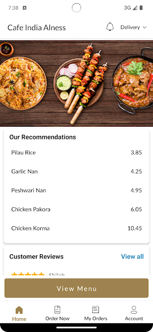Cafe India Alness Screenshot 1