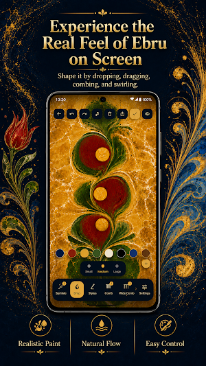 Ebru Art ◎ Relaxing Hobby Screenshot 2