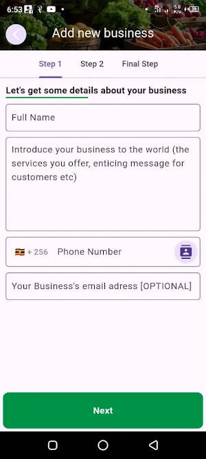 Digifarmer Service Provider Screenshot 1
