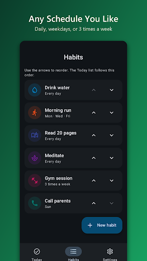 Habit Tracker - List Habit Screenshot 1