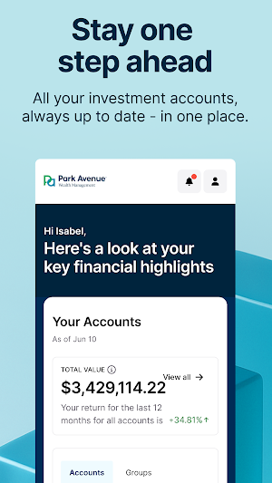 Park Avenue® Wealth Management Screenshot 1