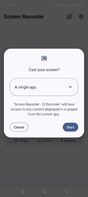 Screen Recorder - CI Recorder Screenshot 2