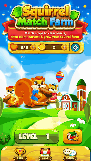 Squirrel Match Farm Screenshot 0