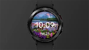 Meadow by Mountains Watch Face Screenshot 0