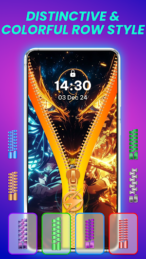 Zipper Lock Screen & Zip Lock Screenshot 2