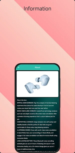 Bose QC Earbuds Guide Screenshot 2