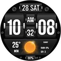 Digital FLIP WS49 Watch face
