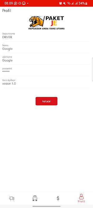 PAKET JE DRIVER Screenshot 3
