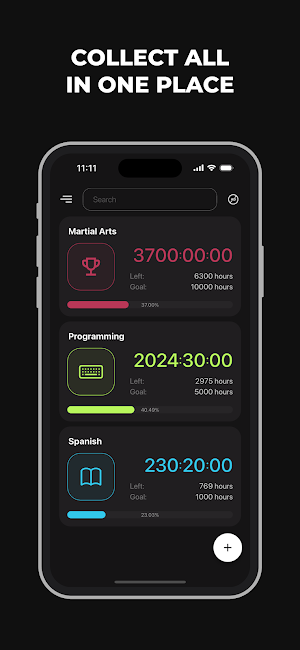 10000 Hours: Skill Tracker Screenshot 0