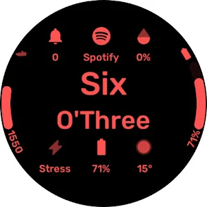 Textual - Wear OS Watchface Screenshot 2