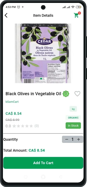 bsamcart Screenshot 1