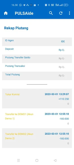 PULSAIDE - Agen Pulsa PPOB Screenshot 1