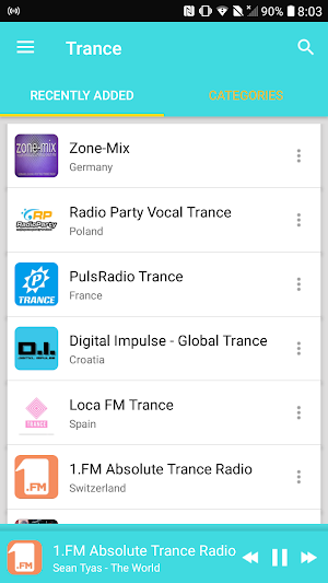 Radio trance music Screenshot 1