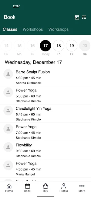 FlowFit Yoga and Fitness Screenshot 1
