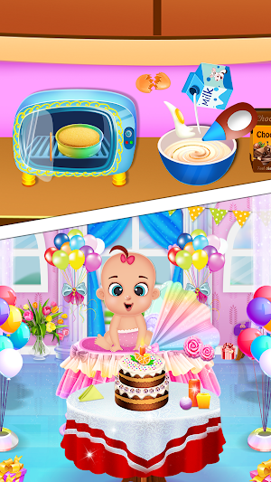 Princess caring baby shower Screenshot 3