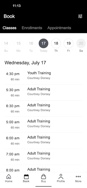Premier Athletics and Fitness Screenshot 1
